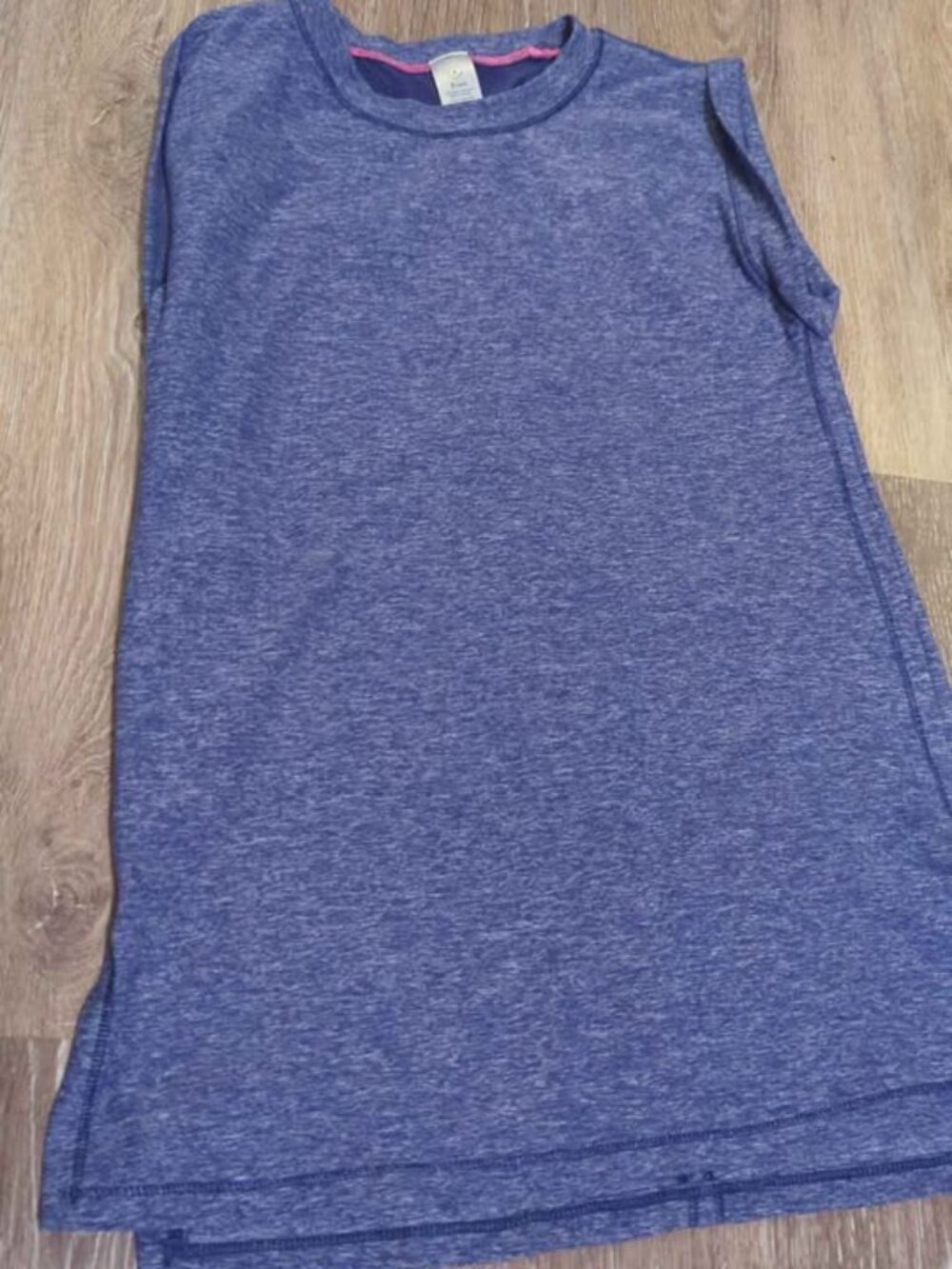 ivivva purple heathered short sleeve athletic top size 8
